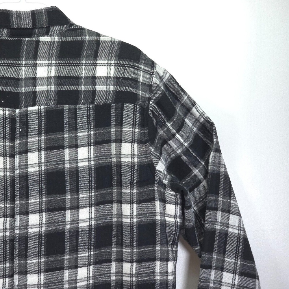 Tallwoods Flannel Shacket Mens XL Tartan Plaid Sherpa Lined Heavyweight Barn - Picture 14 of 16